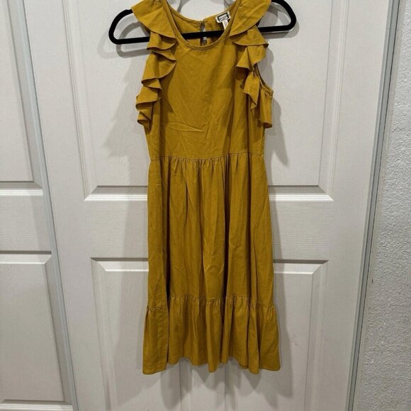 Women’s MO:VINT NY ruffled flounce dress Size Small S Summer Flare - Picture 5 of 9